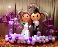 Воздушные шары на годовщину свадьбы